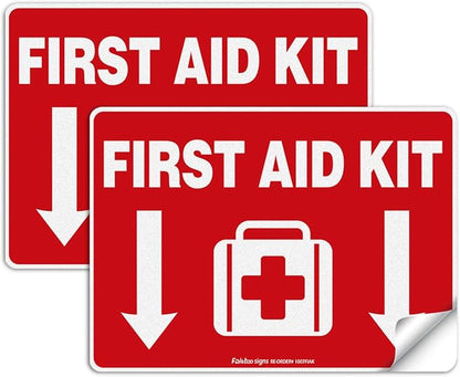 First Aid Kit Sticker, First Aid Kit Sticker Decal by Faittoo