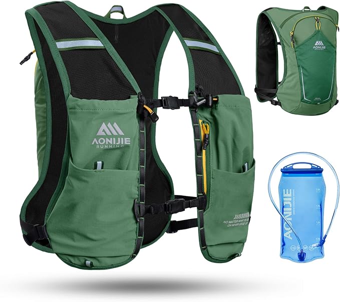 AONIJIE Running Hydration Vest for Men & Women, 8L Hydration Backpack, by AONIJIE