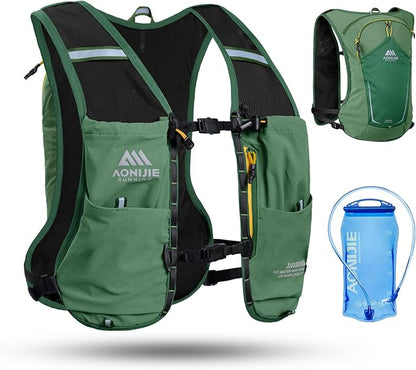 AONIJIE Running Hydration Vest for Men & Women, 8L Hydration Backpack, by AONIJIE