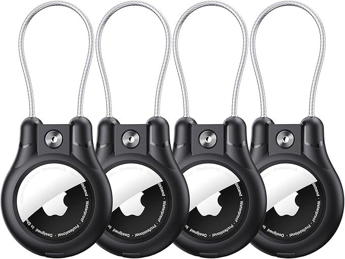 IPX8 Waterproof for AirTag Keychain Holder, Compatible by Citymore