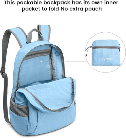G4Free 20L Lightweight Packable Backpack Travel Hiking Daypack Foldable Backpack - Image 3