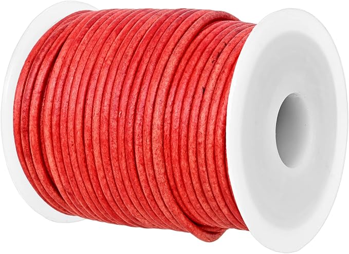 GENIQUE Real/Genuine Round Leather String Cord by GENIQUE