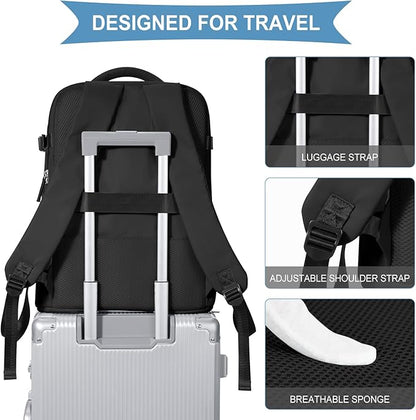 coowoz Travel Backpack For Women Men, Carry On Backpack, Hiking Backpack - Image 6