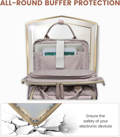 LOVEVOOK Laptop Backpack for Women, 15.6'' Waterproof Nurse Bag Teacher Work - Image 6