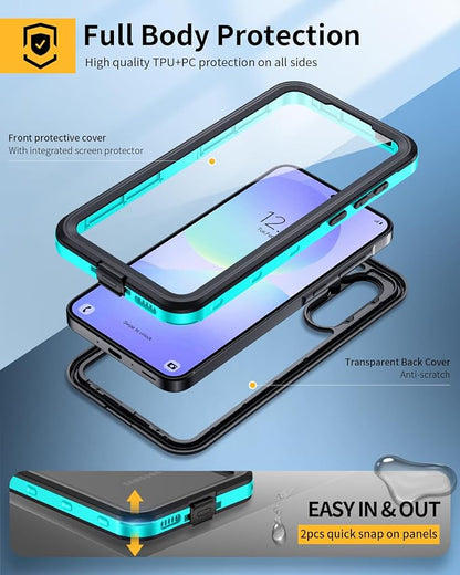 Lanhiem for Samsung Galaxy A36 Phone Case, IP68 Waterproof Dustproof, Built-in - Image 5