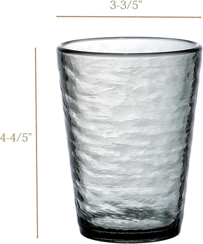 KLIFA- RIPPLE- 16 ounce, Acrylic Tumbler Drinking Glasses Cups, Stackable - Image 6