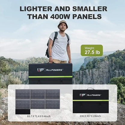 ALLPOWERS SP039 600W Portable Solar Panel, Foldable Solar Charger - Image 8