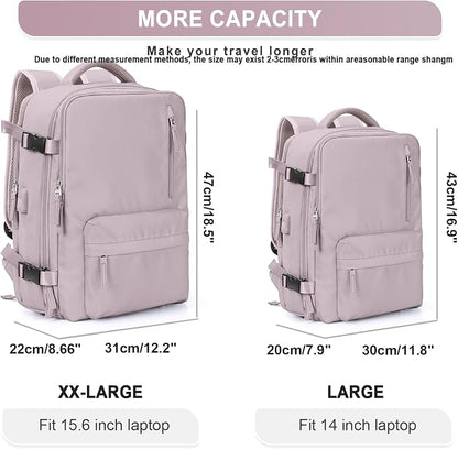 WONHOX Large Travel Backpack Carry on Flight Approved Laptop Work Business - Image 5