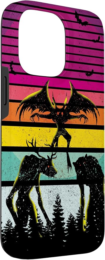 Cryptkin Cute Mothman Cryptid Map Case - Image 3