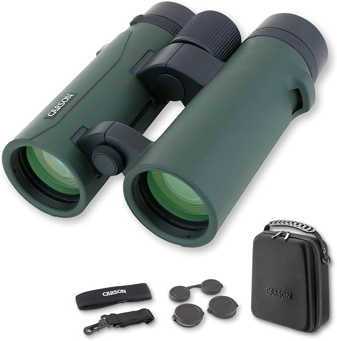 Carson RD Series 10x34mm Open-Bridge Waterproof Compact High Definition by Carson