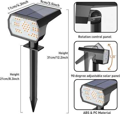 NYMPHY Solar Lights Outdoor Waterproof IP68, 56 LED 3 Lighting Modes Solar - Image 5