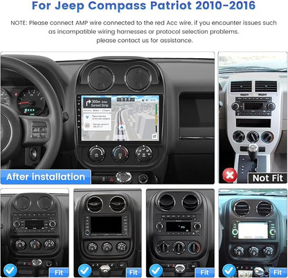 Inefala Android 15 Car Radio for Jeep Compass Patriot 2010-2016 Car Stereo - Image 2