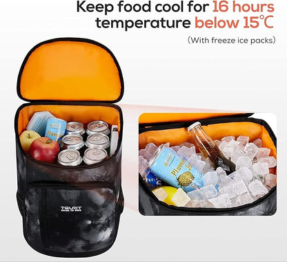 TOURIT Cooler Backpack Lightweight Insulated Backpack Cooler Leak-Proof - Image 4