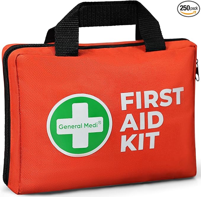 General Medi First Aid Kit, 250 Piece Small First Aid Kit by GeneralMedi