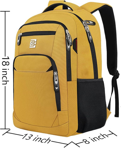 Volher Laptop Backpack, Business Travel Anti Theft Slim Durable Laptops Backpack - Image 3