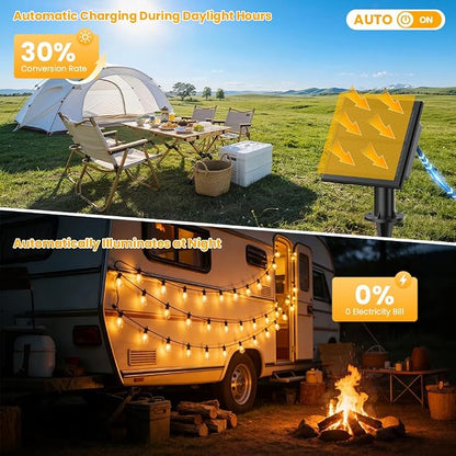 50FT Solar String Lights Outdoor Waterproof IP65 - Image 5
