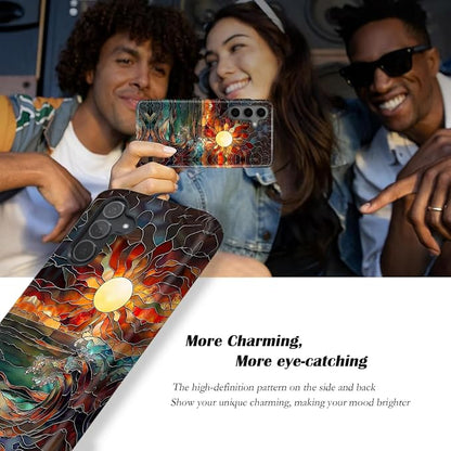 Compatible for Samsung Galaxy A37 5G Case, Dual Layer Heavy Duty 2 in 1 - Image 4