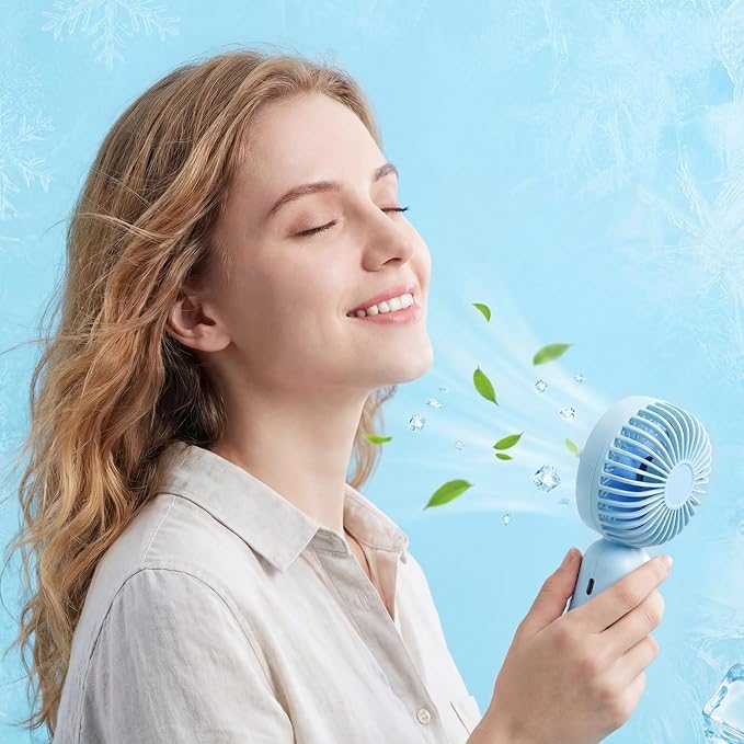 Rossesay 72 Pcs Mini Portable Fan Bulk Cute Handheld Lightweight Small Little - Image 4