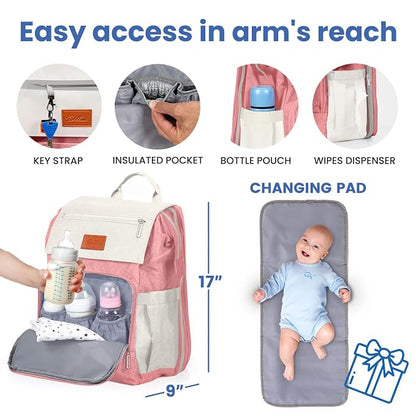 PILLANI Baby Diaper Bag Backpack - Image 3