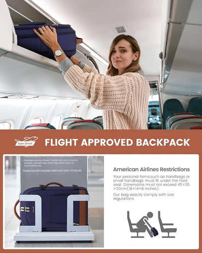 LOVEVOOK Travel Backpack For Women Flight Approved, 40L Large Carry On Backpack - Image 7