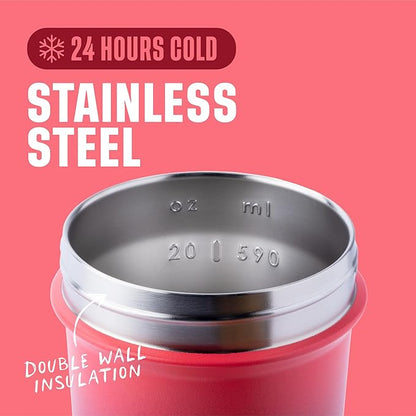 BlenderBottle Sport Sleek Insulated Stainless Steel Shaker Bottle - Image 3