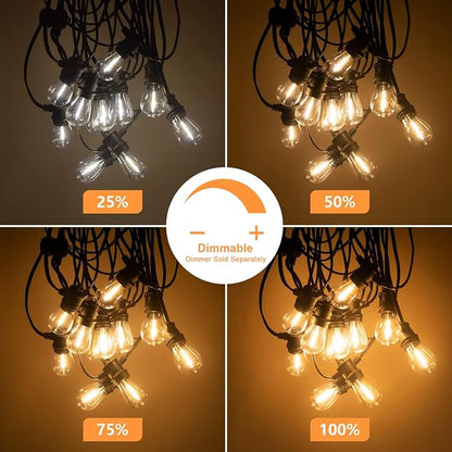 SUNTHIN Outdoor String Lights, 96FT Patio Lights - Image 3