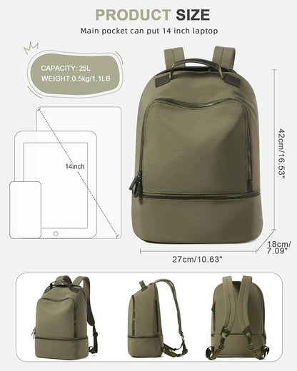 Gym Backpack for Women Waterproof Small Gym Bag - Image 2