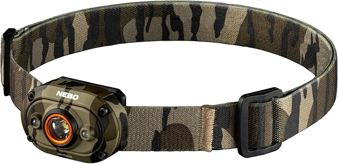 NEBO MYCRO 450 Rechargeable Headlamp | 450 Lumens, 6 Light Modes, Water by NEBO
