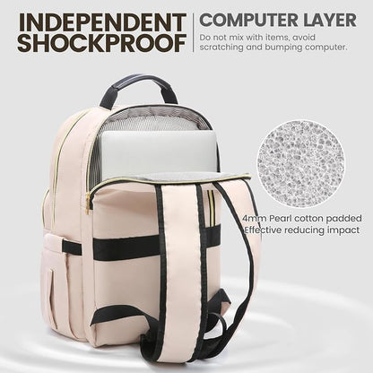 LOVEVOOK Laptop Backpack for Women 17.3 inch, Cute Womens Travel Backpack Purse - Image 3