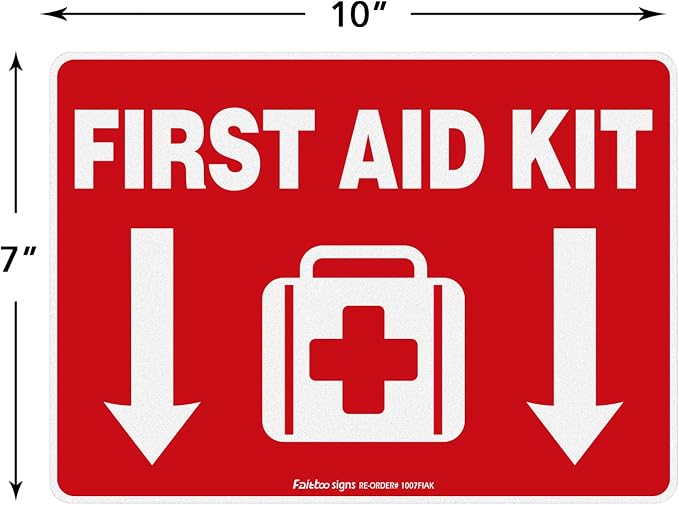 First Aid Kit Sticker, First Aid Kit Sticker Decal - Image 2