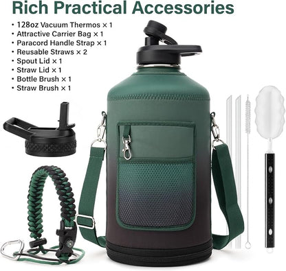 DYSANKY 1 Gallon Water Bottle Insulated | Thickened Stainless Steel Vacuum - Image 2