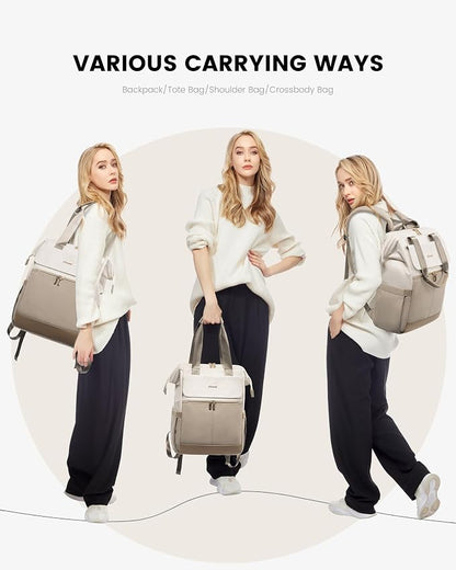 LOVEVOOK Laptop Backpack for Women, 15.6 Inch Work Laptop Bag - Image 6