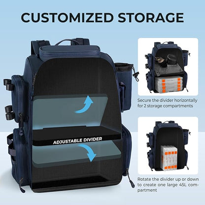 KastKing Bait Boss Fishing Tackle Backpack - Image 4