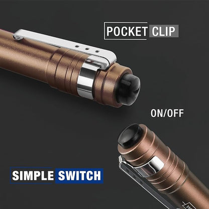 WORKPRO LED Pen Light, Aluminum Pen Flashlights, Pocket Flashlight - Image 4