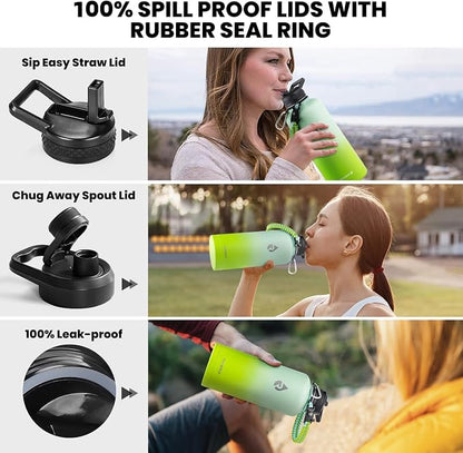 RAYMYLO Insulated Water Bottle 87 oz, Triple Wall Vacuum Stainless Steel - Image 3