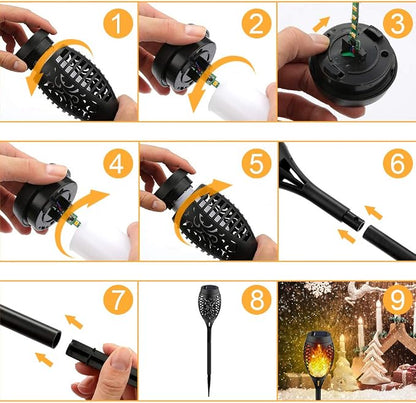 Kurifier Solar Lights Outdoor, Waterproof Solar Garden Light, Outdoor Solar - Image 7