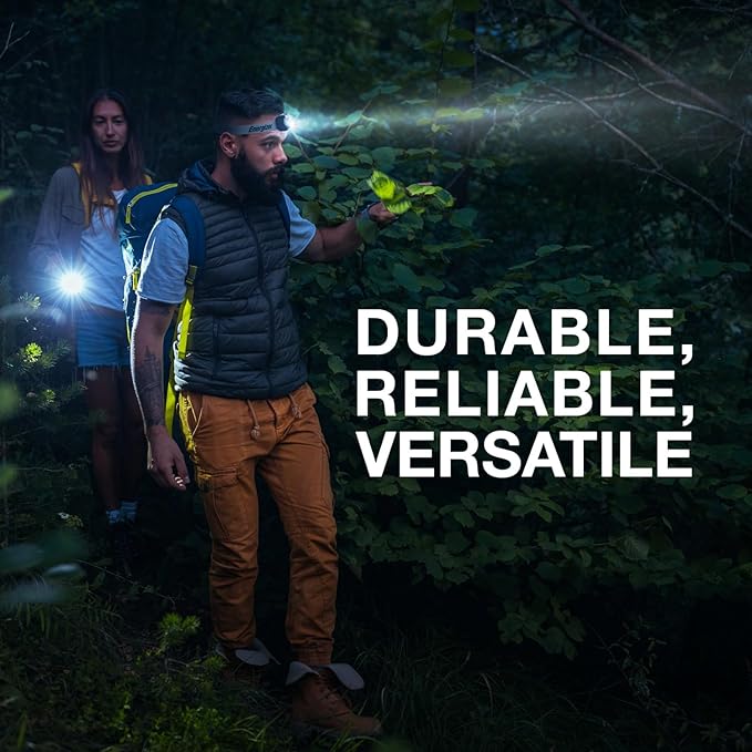 Energizer Vision HD+ LED Headlamp, Water Resistant Bright Headlamp - Image 9