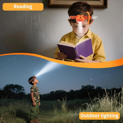 KunHe 8 Pack LED Kids Headlamp - Image 9
