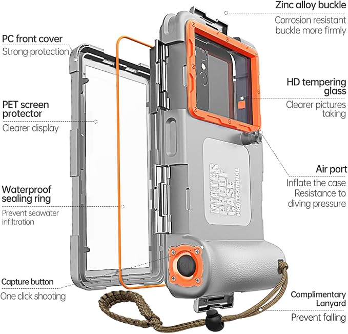2026 Underwater Snorkeling Diving Phone Case - Image 6
