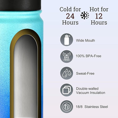 mininoo 24 oz Insulated Water Bottle - Image 3