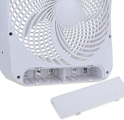 Treva 10-Inch Portable Fan, Powered by Battery and/or AC Adapter - Image 4