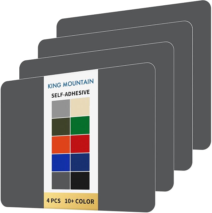KING MOUNTAIN Self Adhesive Nylon Fabric Repair Patch, 9×11 Inches 4 Pcs by ForABetterHomeLife