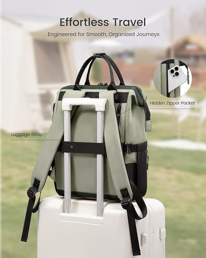 LOVEVOOK Laptop Backpack for Women, 15.6 Inch Travel Backpack for Work College - Image 5