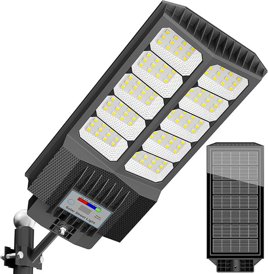 Solar Street Lights Outdoor Waterproof Dusk to Down by XCQMHF
