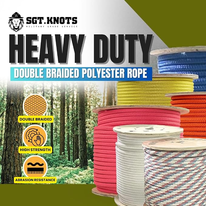 SGT KNOTS Arborist Double Braided Polyester Rope - Image 3