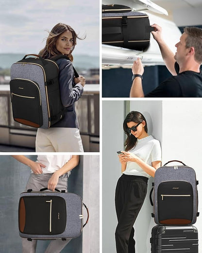 LOVEVOOK 50L Travel Backpack for Women & Men, Airline Approved Carry On Luggage - Image 6
