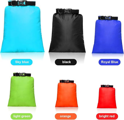Shappy 6/12 Pcs Waterproof Dry Bags, Lightweight Outdoor Waterproof Dry Stuff - Image 4