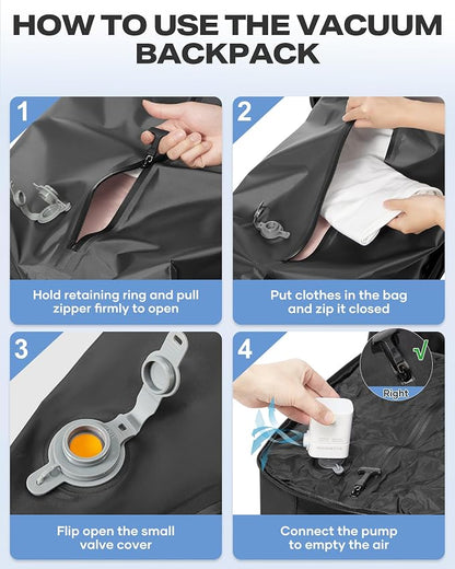 coofay Vacuum Backpack Travel - Image 4