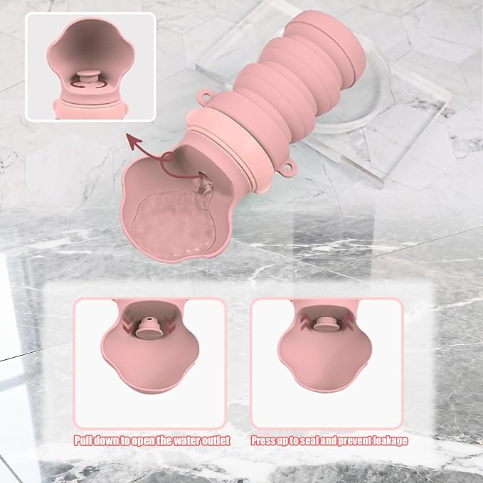 Collapsible Dog Water Bottles, Portable Dog Water Bowl Dispenser & Travel Water - Image 4