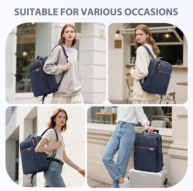 Laptop Backpack for Women, Work Business Traval Computer Backpacks - Image 7